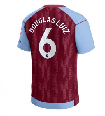Aston Villa Douglas Luiz #6 Replika Hjemmebanetrøje 2023-24 Kortærmet